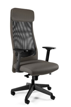 Krzesło Obrotowe ARES MESH Brązowe Biurowe Ergonom