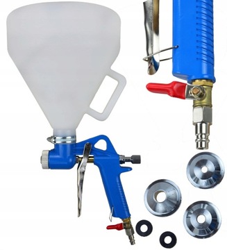 ПИСТОЛЕТ ДЛЯ ШТУКАТУРКИ, ПОКРАСКИ СТЕН 5Л, ПЛАСТИКОВЫЙ БАК, 400Л/МИН