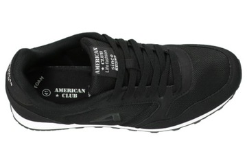 AMERICAN CLUB WT135 LEKKIE ADIDASY BUTY SPORTOWE PÓŁBUTY MĘSKIE CZARNE 43