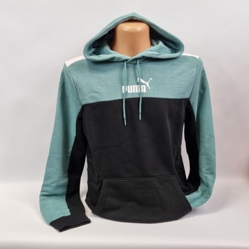 Bluza Męska Puma 84742850 ESS+ BLOCK TR Niebieska 2XL