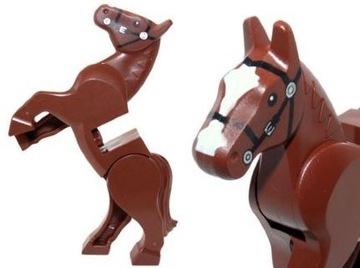 LEGO Konik duży 10352c01pb01 brązowy