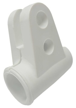 ZŁĄCZE BALDACHIMU BIAŁE ''T'' 20 mm 00614