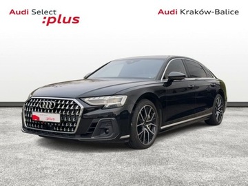 Audi A8 D5 Sedan Facelifting 4.0 60 TFSI 460KM 2023 Audi A8 Long V8 TFSI Noktowizor szklany dach 4x Masaze BO-Advanced Gwaranc