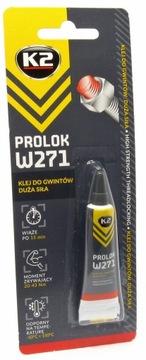 K2 PROLOK W271 środek klej do blokady gwintów - duża siła ( silny )