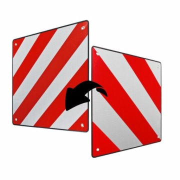 Предупреждающая табличка на багажник кемпера Италия Испания 50х50см