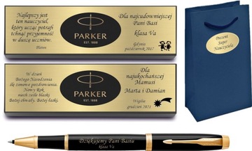 PARKER pióro kulkowe IM ROYAL CZARNY GT GRAWER