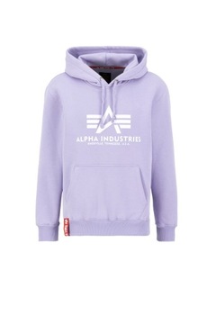 Mikina Alpha Industries Basic Hoody pale violet XL