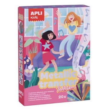 Zestaw Artystyczny Kalkomanii Z Folią Apli Kids - Moda