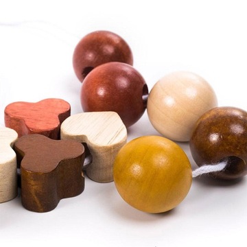 Блок-головоломка, обучающая форме подарка