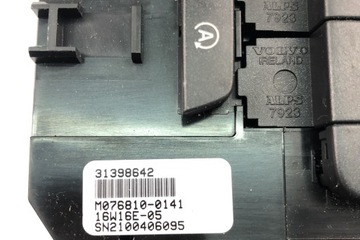 JEDNOTKA ŘÍDÍCÍ KLIMATIZACE VOLVO V40 HATCHBACK 31398642 2018