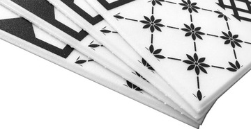 Потолочные кессоны белый черный PATCHWORK CZ def