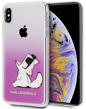 Karl Lagerfeld etui do iPhone XS Max Plecki Obudowa