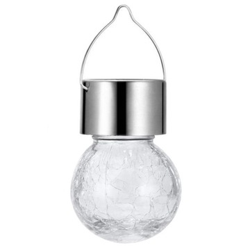 Lampka Ogrodowa SOLARNA LED LATARENKA Szklana Kula