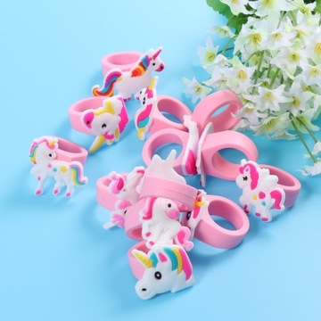 КОЛЬЦА ЕДИНОРОГА из ПВХ КОЛЬЦА ЕДИНОРОГА ДЛЯ ДЕВОЧЕК КОЛЬЦА ЕДИНОРОГА 12