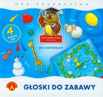 Głoski do zabawy Gra kształcąca słuch fonemowy