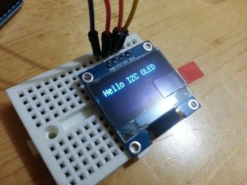 OLED -дисплей 0,96 '128x64 на I2C - SSD1306 - Белый