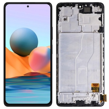 WYŚWIETLACZ LCD XIAOMI REDMI NOTE 10 PRO RAMK OLED