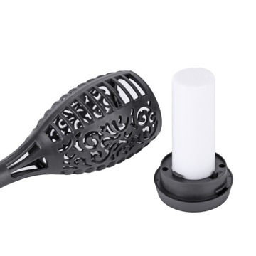 Солнечная лампа, садовый факел, шипованный фонарь с эффектом пламени огня