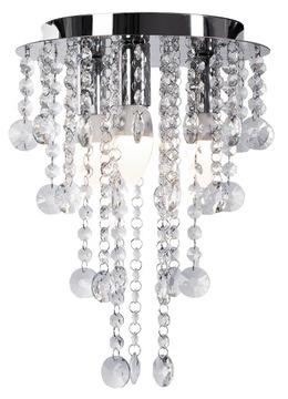 LAMPA SUFITOWA WISZĄCA KRYSZTAŁOWA GLAMOUR Chrom