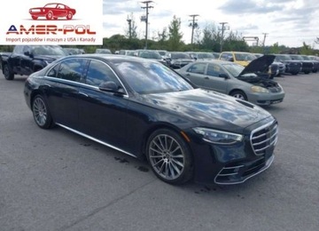 Mercedes Klasa S W223/V223 2022 Mercedes-Benz Klasa S 2022 4.0l 4.0 Benzyna 496KM
