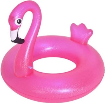 Koło dmuchane różowy FLAMING SunClub 106 cm 35033