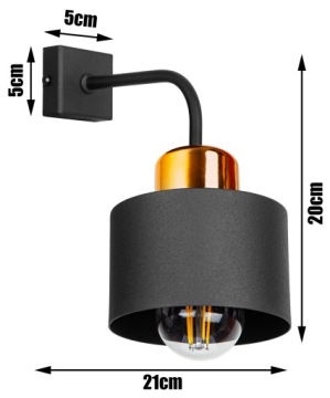 НАСТЕННЫЙ СВЕТИЛЬНИК СОВРЕМЕННЫЙ РЕТРО ЛОФТ EDISON LED