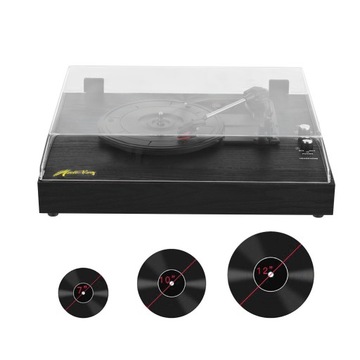 Retro Record Player with BT Function 33/45/78RPM