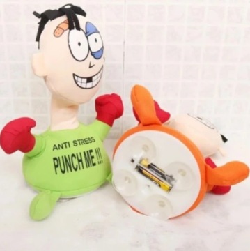 Электрическая плюшевая игрушка «Punch Hit Me» от Villain Creative — игрушки для сброса напряжения