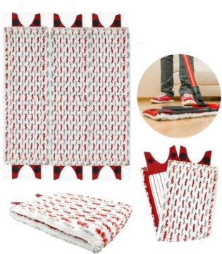3 x WKŁAD DO MOPA PŁASKIEGO VILEDA ULTRAMAX ULTRAMAT XL 42cm MIKROFIBRA