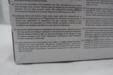 ВИНИЛОВЫЕ ПЕРЧАТКИ БЕЗОПУДРЫ М 100 шт.