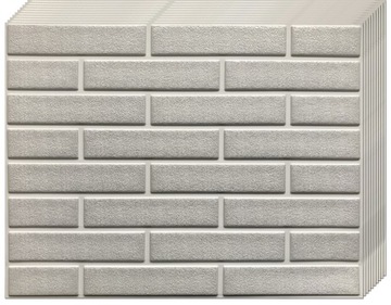 OKŁADZINA ścienna PŁYTKI CEGŁA SZARE PCV DW03 10x