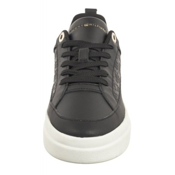 Buty Sneakersy Damskie Tommy Hilfiger Sneaker Monogram Black Czarne