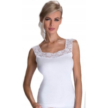 Koszulka z koronką Eldar Arietta biały M