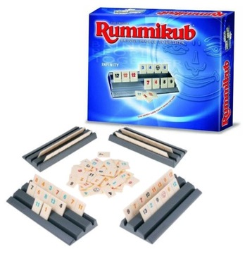 Gra Rummikub wersja Infinity Polska oryginal dla całej rodziny Tm Toys