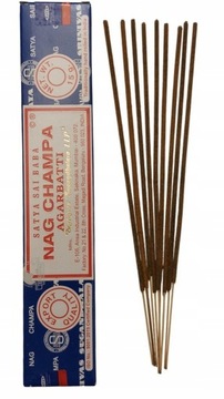 INDYJSKIE KADZIDEŁKA PYŁKOWE SATYA SAI BABA- NAG CHAMPA 15 gram KADZIDŁA