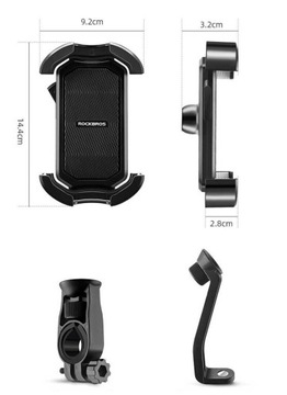 ДЕРЖАТЕЛЬ ДЛЯ ТЕЛЕФОНА ROCKBROS, КРЕПЛЕННЫЙ НА РУЛЕ