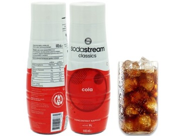 SYROP KONCENTRAT COLA CLASSIC DO SATURATORA SODASTREAM 9L NAPOJU z 440ml