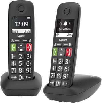 Telefon bezprzewodowy Gigaset E290 Duo język polski zestaw 2 telefonów