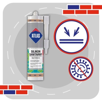 ATLAS SILICONE SILTON S 280мл - 020 БЕЖЕВЫЙ