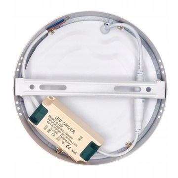 Круглая светодиодная панель поверхностного монтажа 12 Вт CCD