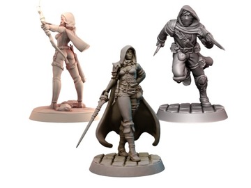 Thieves Guild Set Figurki RPG D&D Pathfinder