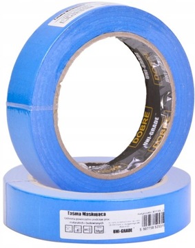 TAŚMA MALARSKA MASKUJĄCA NIEBIESKA UNI-GRADE 25MM