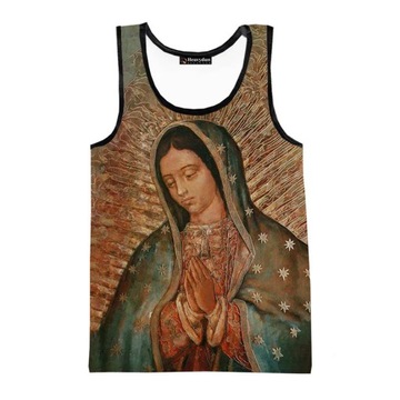 Koszulka bez rękawów Virgin Mary God Tank Tops