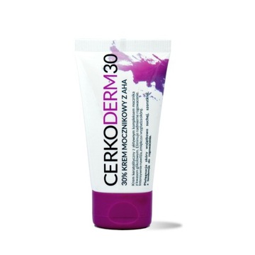 CerkoDerm30 krem mocznikowy z AHA, 50 ml