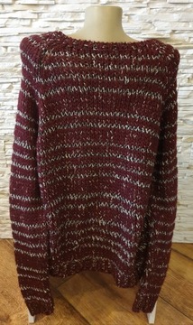 MODNY SWETER MARKOWY RIVER ISLAND BORDOWY 16/44