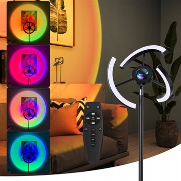 LAMPA PODŁOGOWA LED RGB SUNSET 175cm