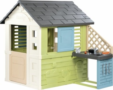SMOBY LIFE DOMEK OGRODOWY DLA DZIECI PRETTY KUCHNIA AKCESORIA PLAC ZABAW