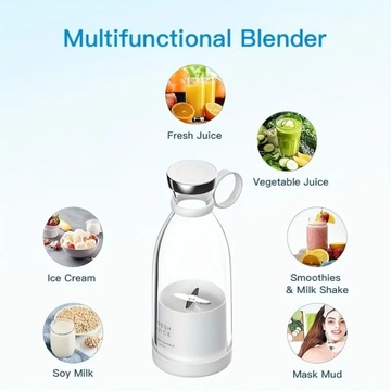 Мини-переносная чашка BLENDER wireless TOURIST JUCIFY White