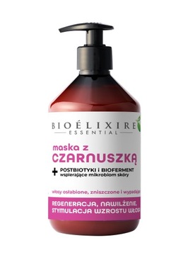 Bioelixire Czarnuszka Maska regenerująca 500ml wzbogacona biofermentem