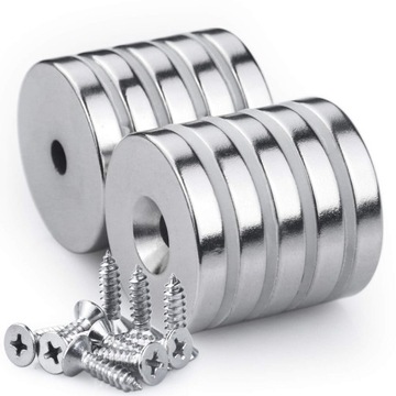 НЕОДИМОВЫЙ МАГНИТ С ОТВЕРСТИЕМ ДЛЯ ПРОЧНОГО ВИНТА ЦИЛИНДРА ШАЙБА ОТВЕРСТИЯ 14х3